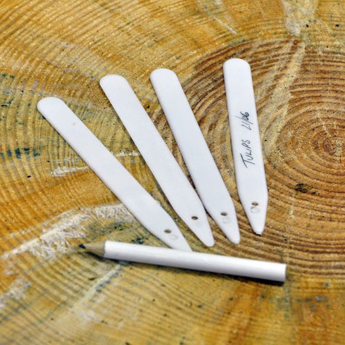 50 Plant Label White Tags Stick Garden Seed Labels Pot Tray Markers Greenhouse